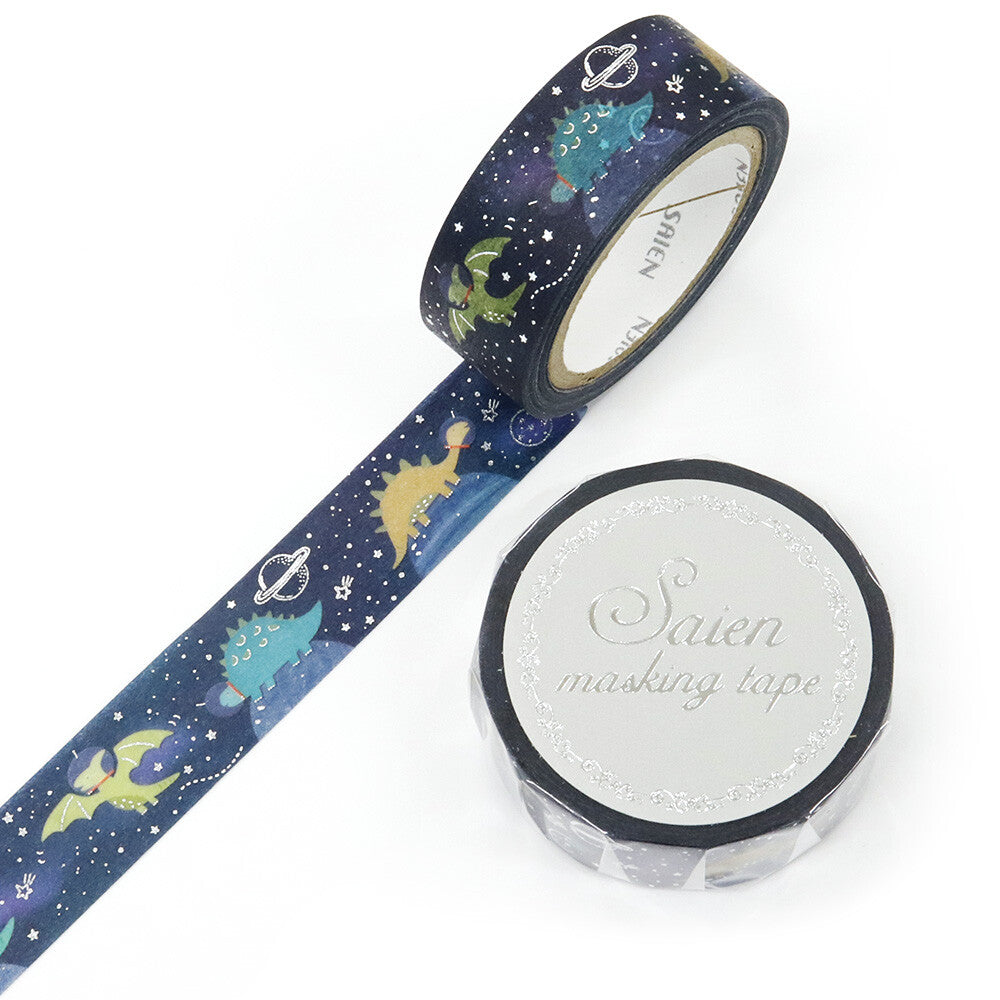 Space Dinosaur Washi Tape