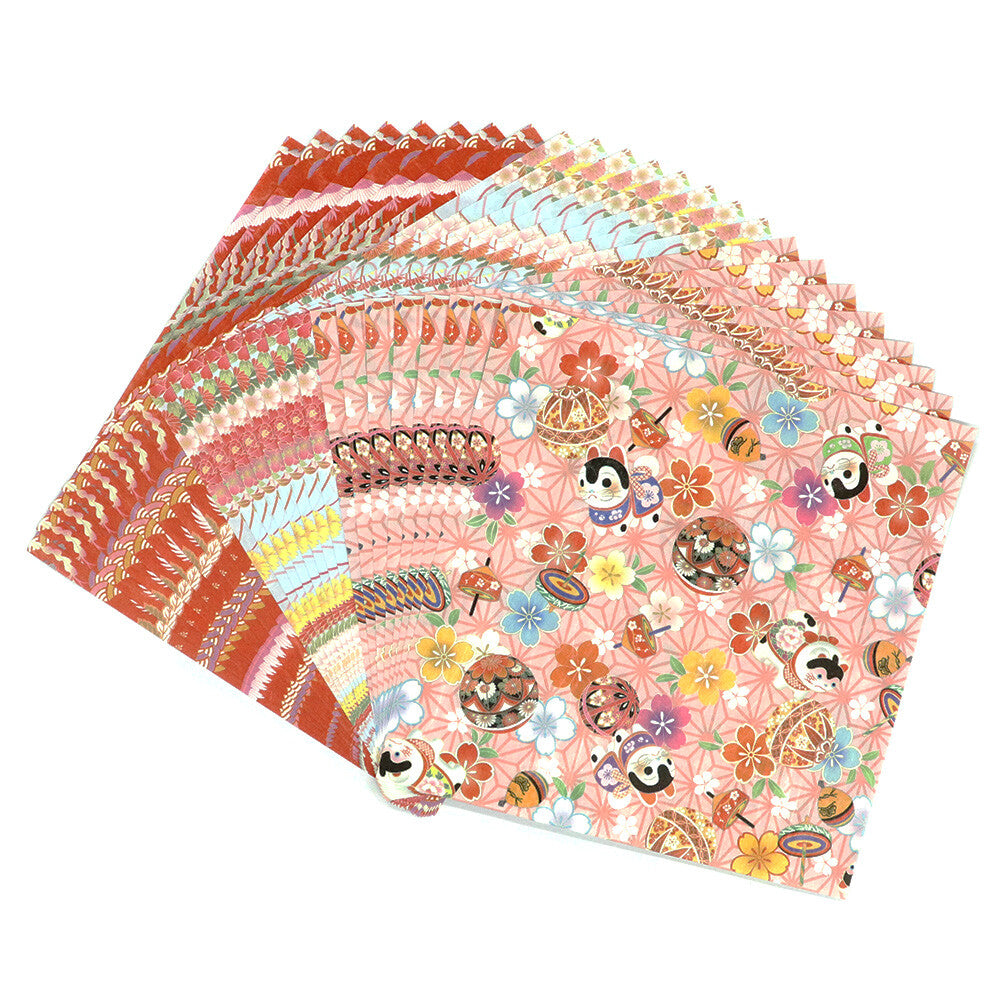 Yuzen Washi Growth Pattern - Chiyogami Origami Paper