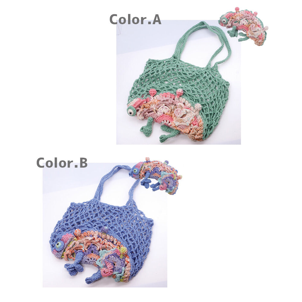 Amigurumi Drawstring Bag Crochet Kit