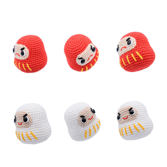 Kohaku Daruma Amigurumi Crochet Kit