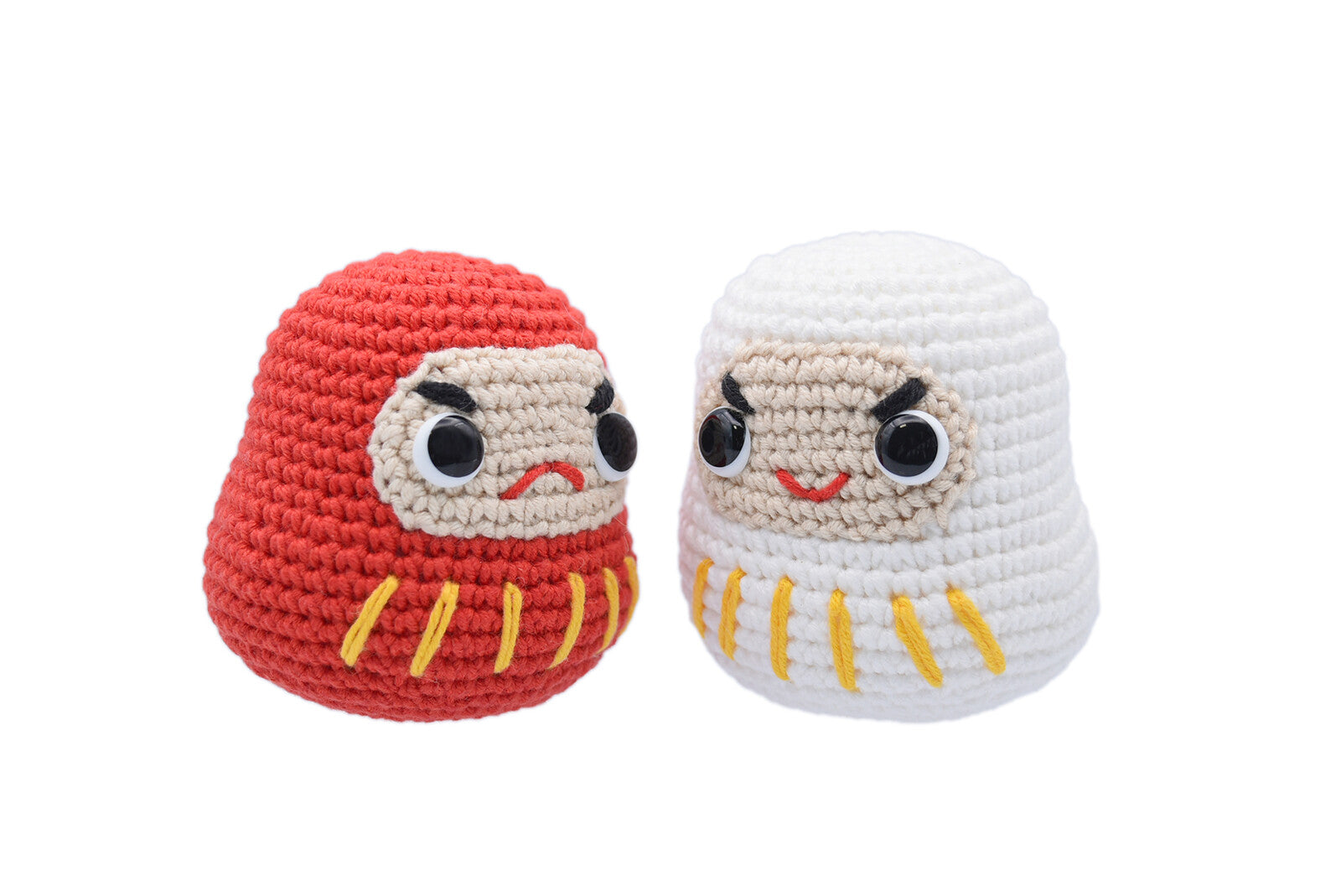 Kohaku Daruma Amigurumi Crochet Kit