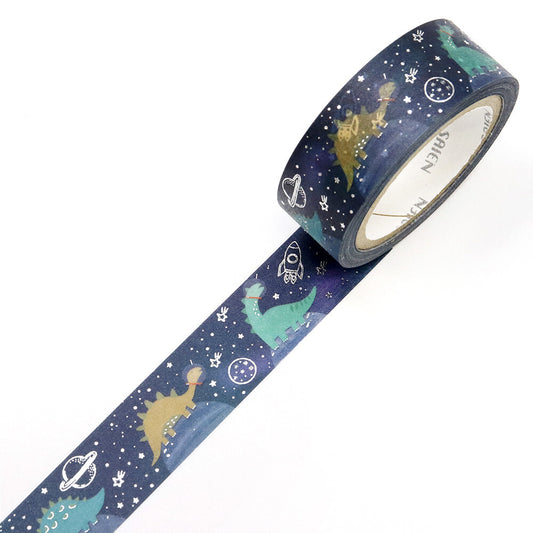 Space Dinosaur Washi Tape