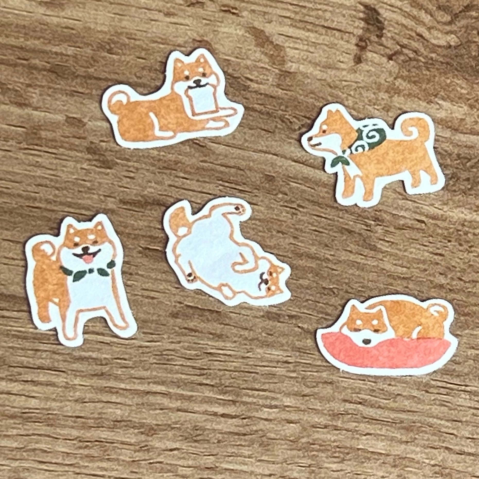 Shiba Inu Washi Stickers