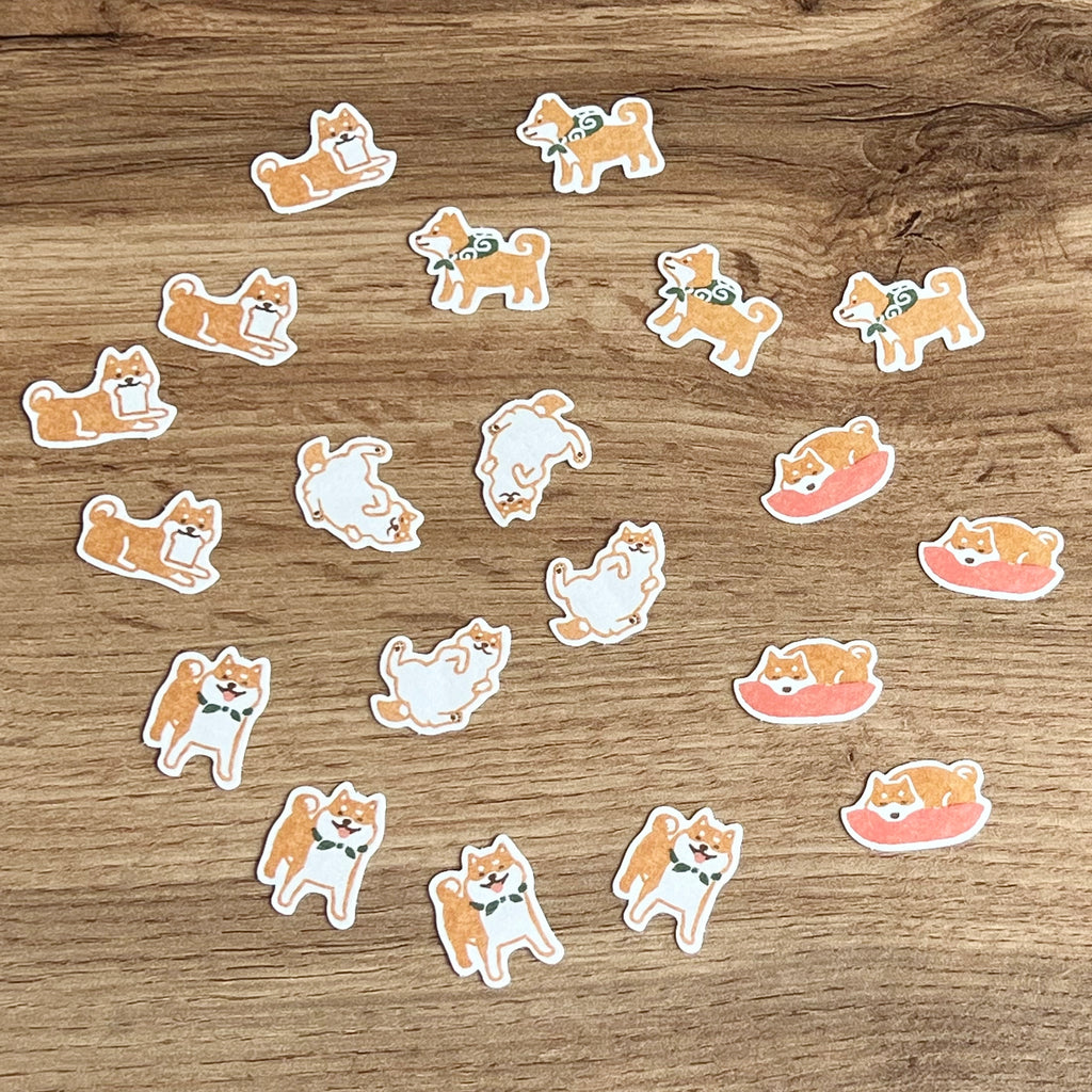 Shiba Inu Washi Stickers