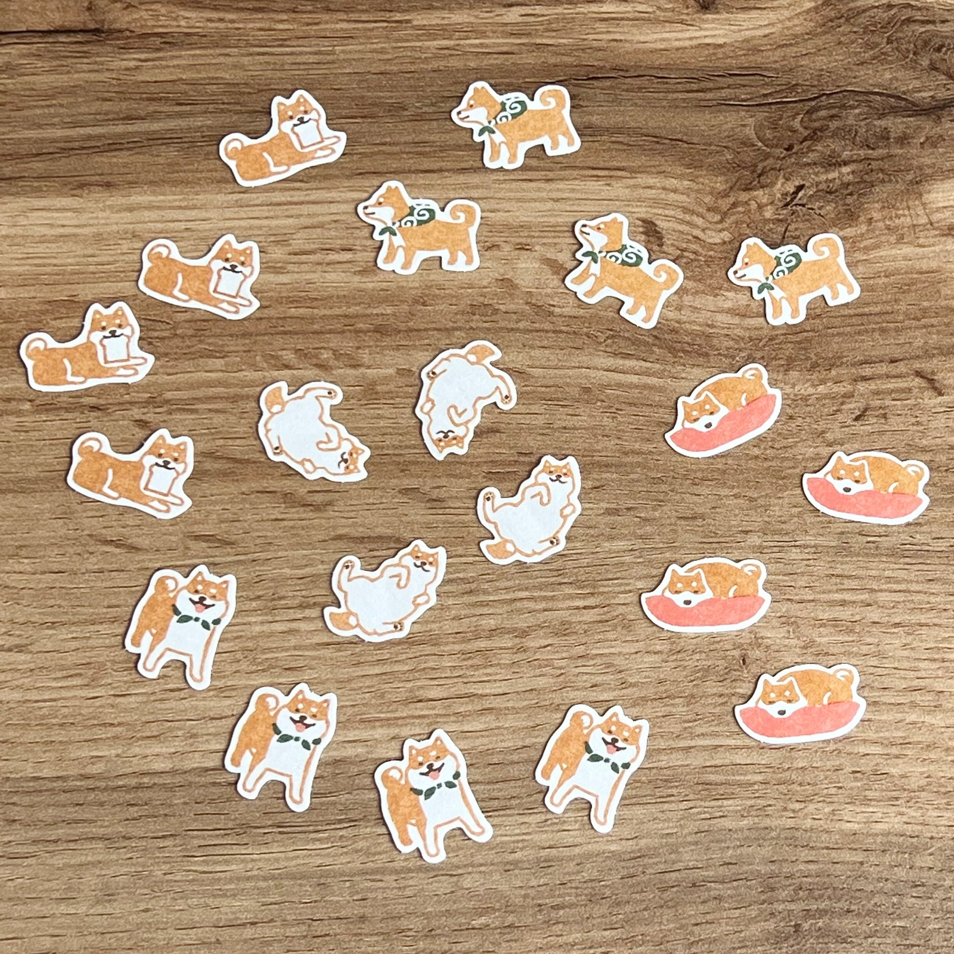 Shiba Inu Washi Stickers