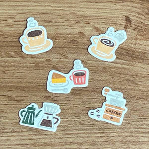 Coffee Time Washi Stickers