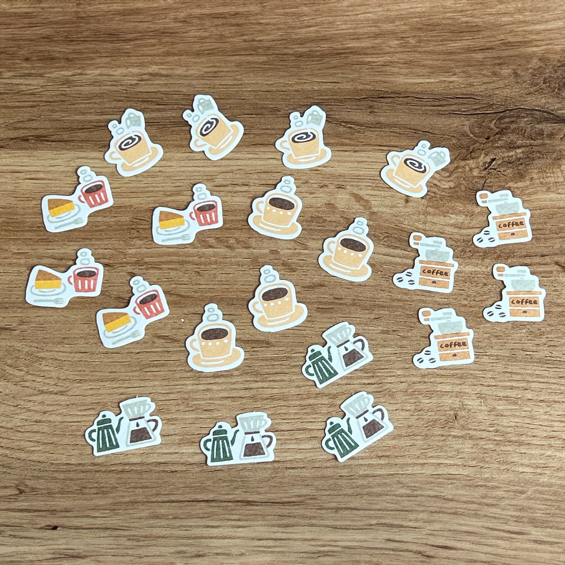 Coffee Time Washi Stickers