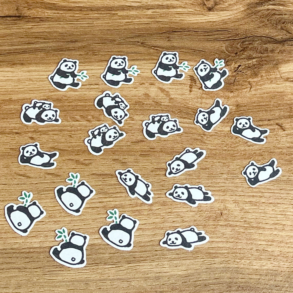 Lazy Panda Washi Stickers