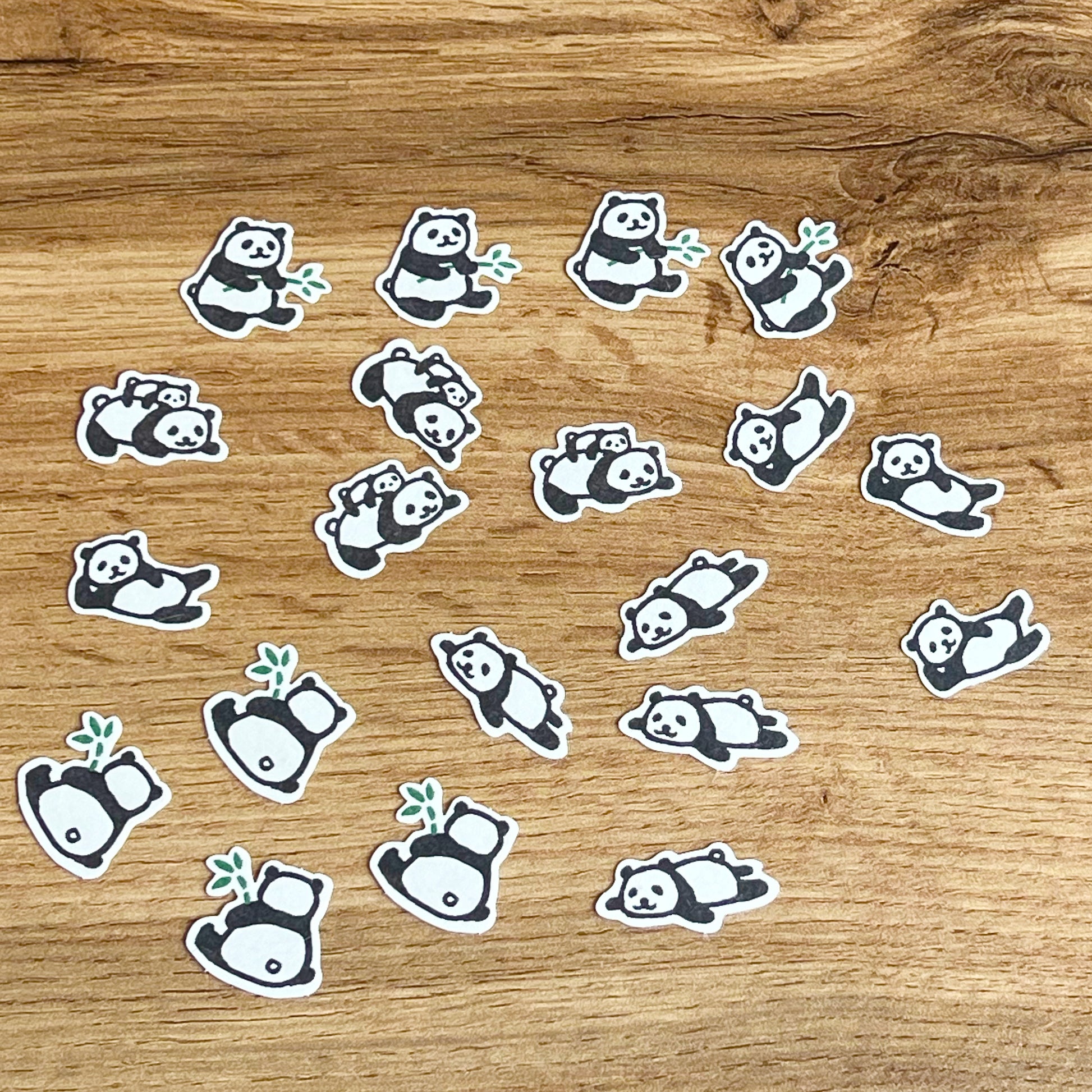 Lazy Panda Washi Stickers
