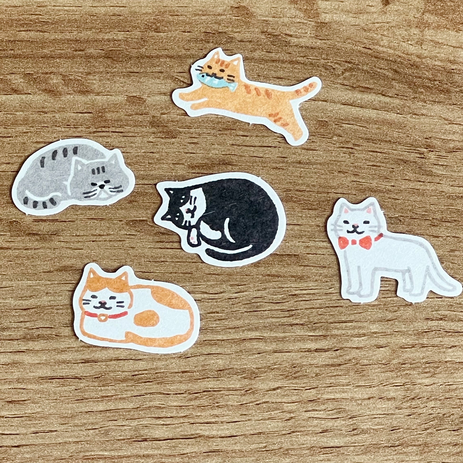Cutie Cat Washi Stickers