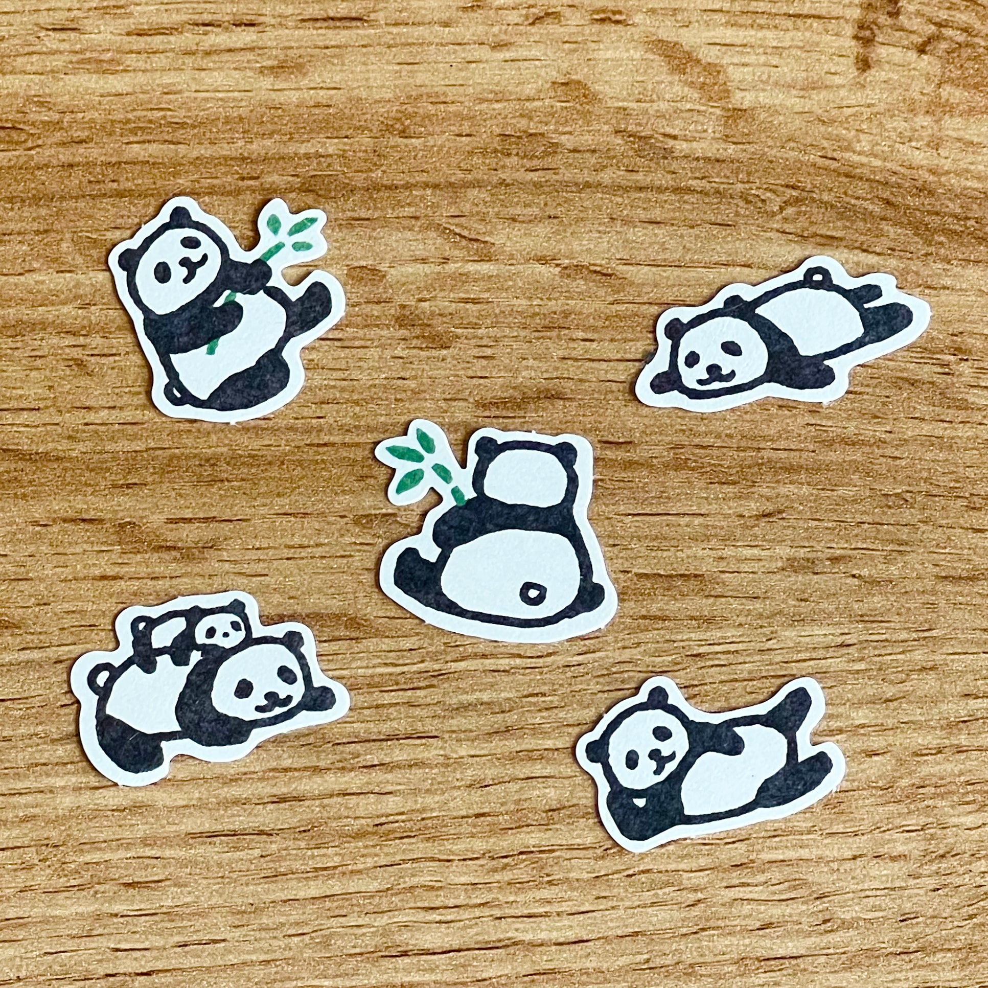 Lazy Panda Washi Stickers