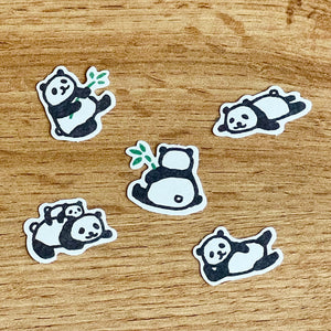 Lazy Panda Washi Stickers